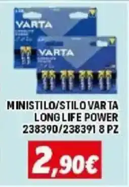 Orizzonte MINISTILO/STILO VARTA LONG LIFE POWER offerta