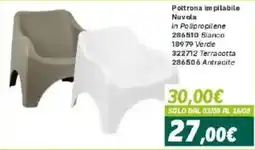 Orizzonte Poltrona impilabile Nuvola offerta