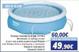 Orizzonte Piscina rotonda Fast Set offerta