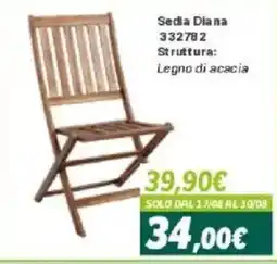 Orizzonte Sedia Diana offerta