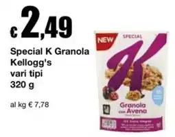 Sì con te Supermercati Special K Granola Kellogg's offerta