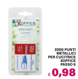 Il Gigante Punti metallici per cucitrice Xoffice offerta