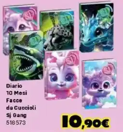 Orizzonte Diario 10 Mesi Facce da Cuccioli Sj Gang offerta