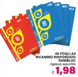 Il Gigante RICAMBIO RINFORZATO RAMBLOC offerta