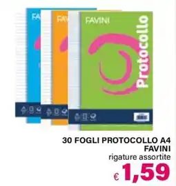Il Gigante Protocollo FAVINI offerta
