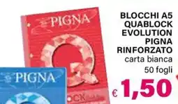 Il Gigante BLOCCHI A5 QUABLOCK EVOLUTION PIGNA RINFORZATO offerta