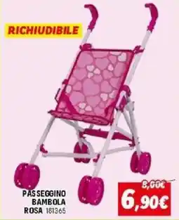 Orizzonte PASSEGGINO BAMBOLO ROSA offerta
