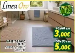 Orizzonte Tappeto bagno palau offerta
