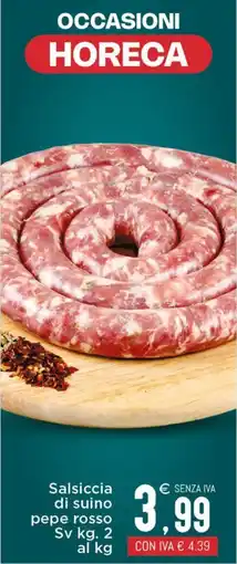 Altasfera Salsiccia di suino pepe rosso offerta