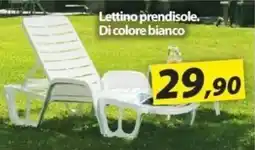 Hobby e Legno Lettino prendisole offerta