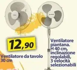Hobby e Legno Ventilatore da tavolo offerta