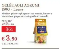 Eataly Gelée agli agrumi Leone offerta