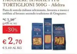 Eataly TACCHERI, SPAGHETTI E TORTIGLIONI - Afeltra offerta