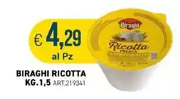 PGS Cash&Carry Biraghi Ricotta Fresca offerta