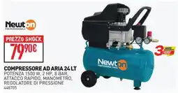 Ottimax Newton Compressore ad aria 24 LT offerta
