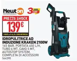 Ottimax Idropulitrice ad induzione Kraken 2100W offerta