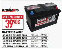 Ottimax BATTERIA AUTO imola offerta