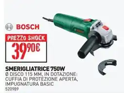 Ottimax BOSCH SMERIGLIATRICE 750W offerta