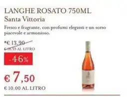 Eataly LANGHE ROSATO Santa Vittoria offerta