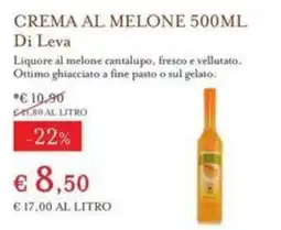Eataly CREMA AL MELONE Di Leva offerta