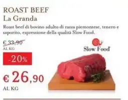 Eataly ROAST BEEF La Granda offerta