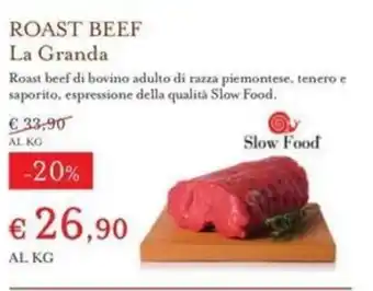 Eataly ROAST BEEF La Granda offerta