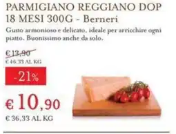 Eataly PARMIGIANO REGGIANO DOP - Berneri offerta