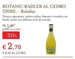 Eataly BOTANIC RADLER AL CEDRO Baladin offerta