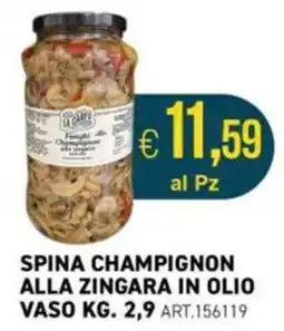 PGS Cash&Carry SPINA CHAMPIGNON ALLA ZINGARA IN OLIO offerta