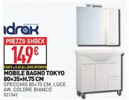 Ottimax IdraK Mobile Bagno Tokyo offerta