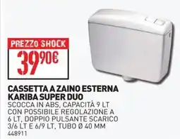 Ottimax Cassetta a zaino esterna Kariba Super Duo offerta