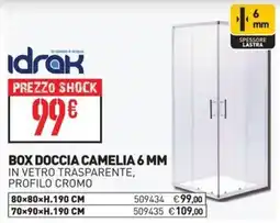 Ottimax IdraK Box doccia Camelìa 6 mm offerta