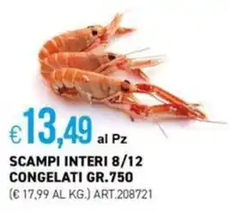 PGS Cash&Carry Scampi interi offerta
