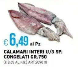 PGS Cash&Carry CALAMARI INTERI U/3 SP. offerta
