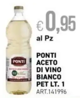 PGS Cash&Carry PONTI ACETO DI VINO BIANCO offerta