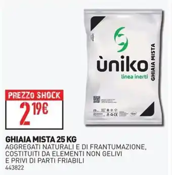 ùniko ghiaia mista