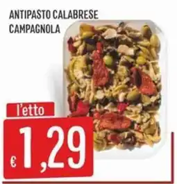 IperSisa Antipasto Calabrese Campagnola offerta