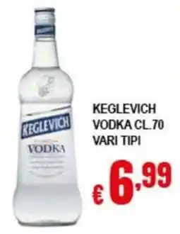 Risparmio Supermercati KEGLEVICH VODKA offerta