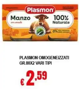 Risparmio Supermercati Plasmon Manzo offerta
