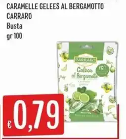 IperSisa Caramelle Gelees al Bergamotto Carraro offerta