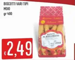 IperSisa Biscotti vari tipi Moio offerta