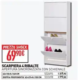 Ottimax SCARPIERA 4 RIBALTE offerta