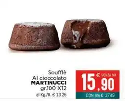 Altasfera Soufflè Al cioccolato MARTINUCCI offerta