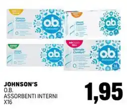 Emporio Amato JOHNSON'S O.B. ASSORBENTI INTERNI offerta