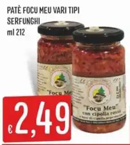 IperSisa Paté Focu Meu offerta