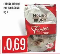IperSisa Farina tipo 00 Molino Bruno offerta