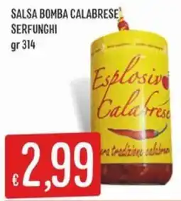 IperSisa Salsa Bomba Calabrese Serfunghi offerta