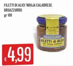 IperSisa Filetti di Alici 'Nduja Calabrese Oroazzurro offerta