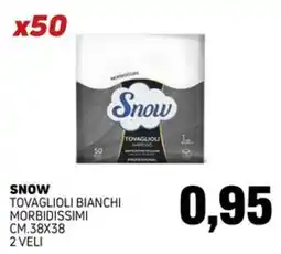 Emporio Amato SNOW TOVAGLIOLI BIANCHI offerta