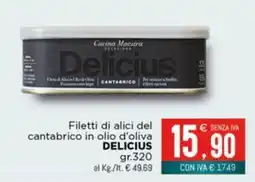 Altasfera Filetti di alici del cantabrico in olio d'oliva DELICIOUS offerta